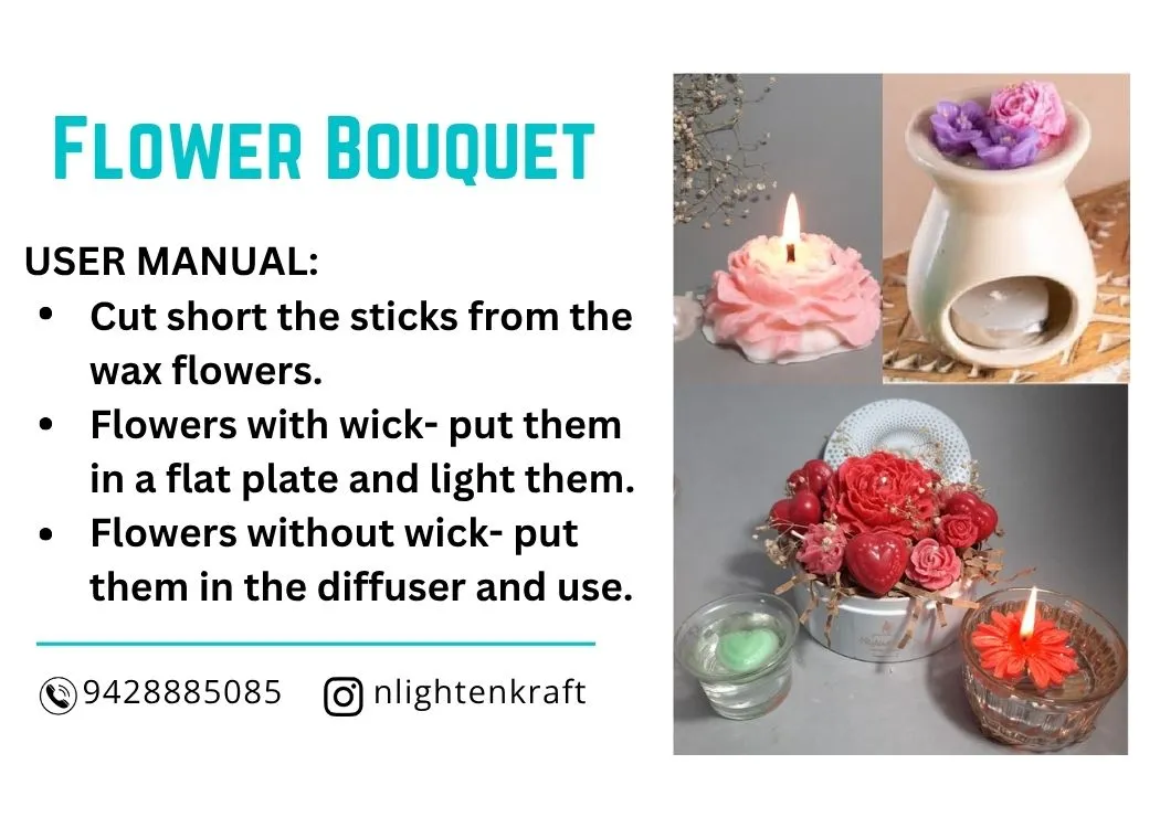 HIOW TO USE CANDLE BOUQUET